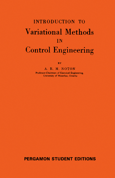 Introduction to Variational Methods in Control Engineering