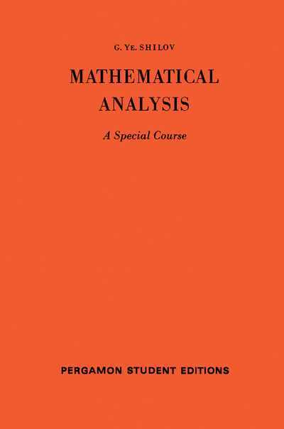 Mathematical Analysis