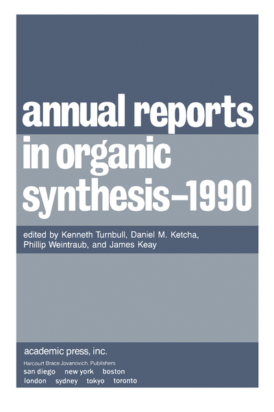 Annual Reports in Organic Synthesis – 1990