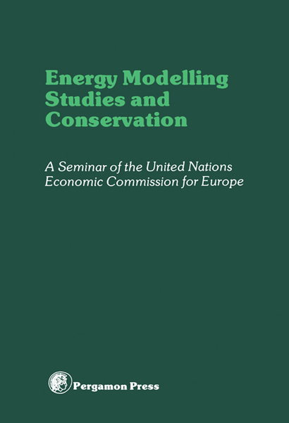 Energy Modelling Studies and Conservation