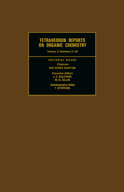 Tetrahedron Reports on Organic Chemistry