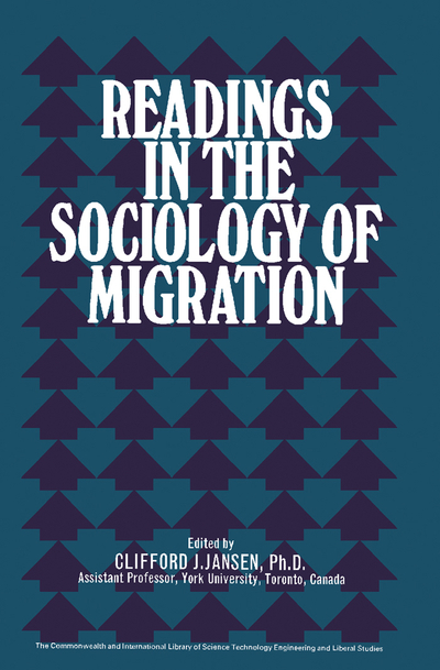 Readings in the Sociology of Migration