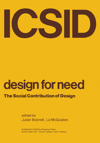 Design for Need, The Social Contribution of Design