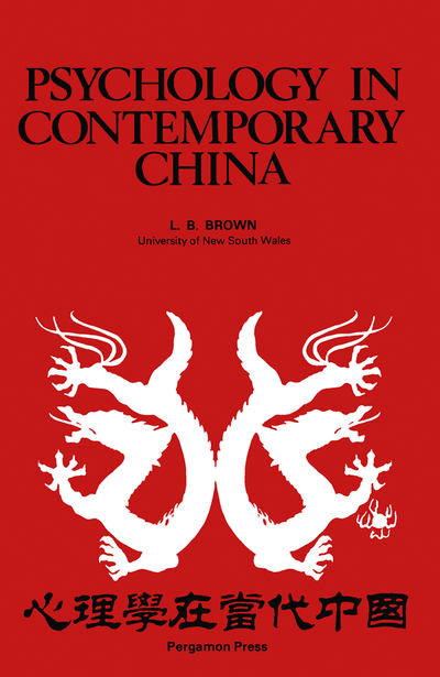 Psychology in Contemporary China