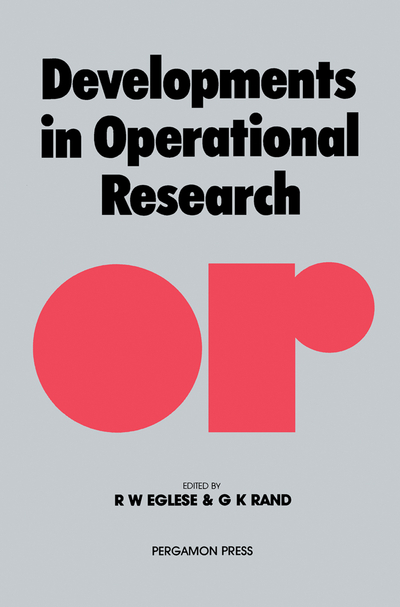 Developments in Operational Research