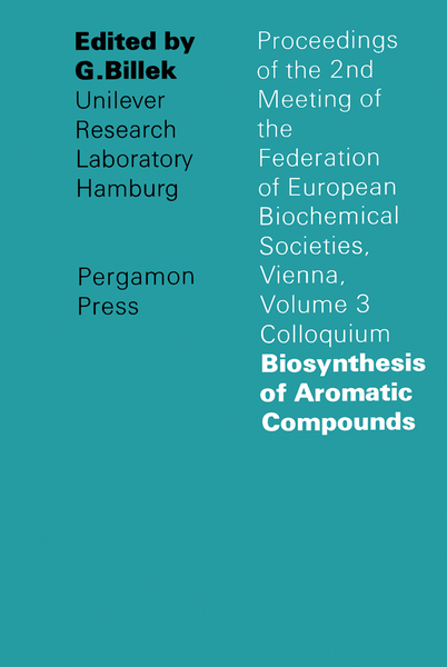 Biosynthesis of Aromatic Compounds