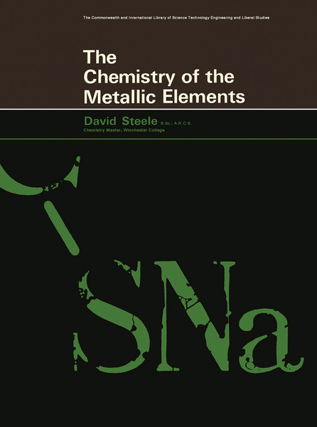 The Chemistry of the Metallic Elements