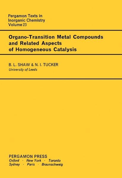 Centre　Book　Text　of　Related　Compounds　and　Catalysis　Metal　Homogeneous　Aspects　Organo-Transition　Ebooks