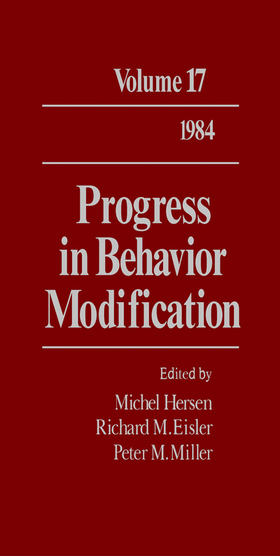 Progress in Behavior Modification