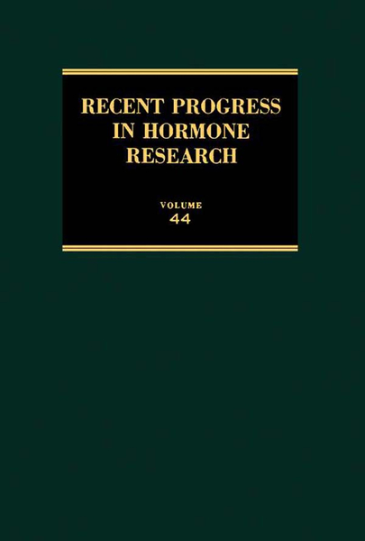 Recent Progress in Hormone Research