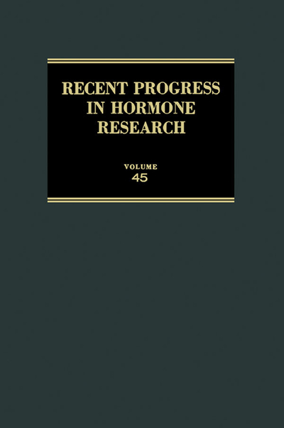 Recent Progress in Hormone Research