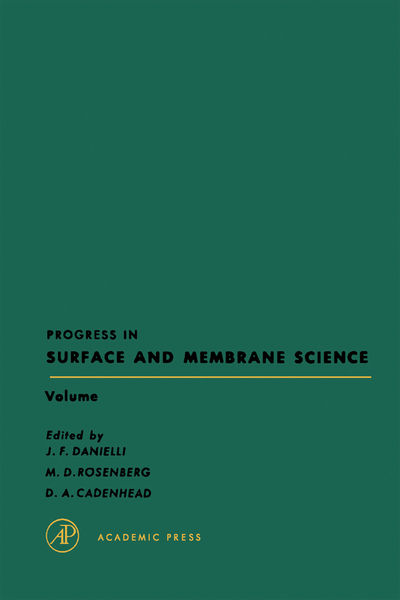 Progress in Surface and Membrane Science