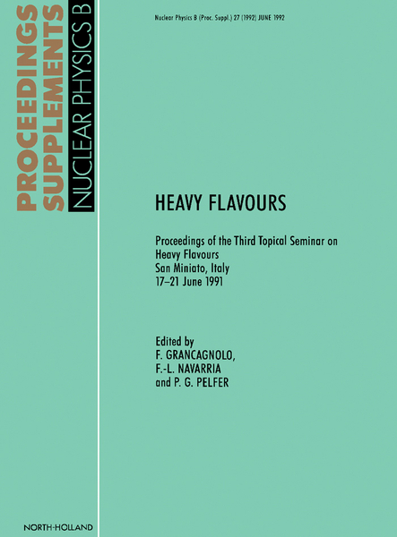 Heavy Flavours