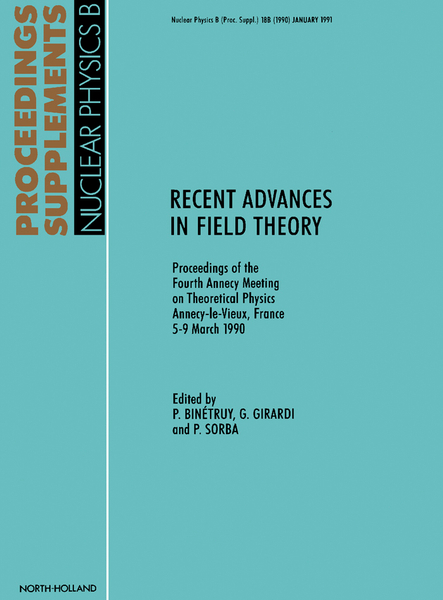 Recent Advances in Field Theory