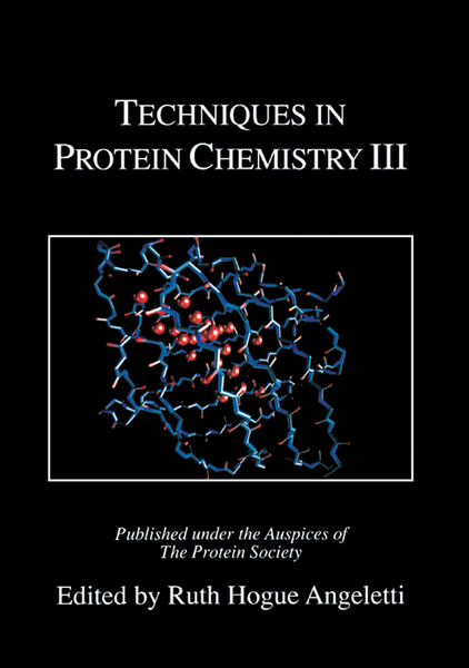 Techniques in Protein Chemistry III