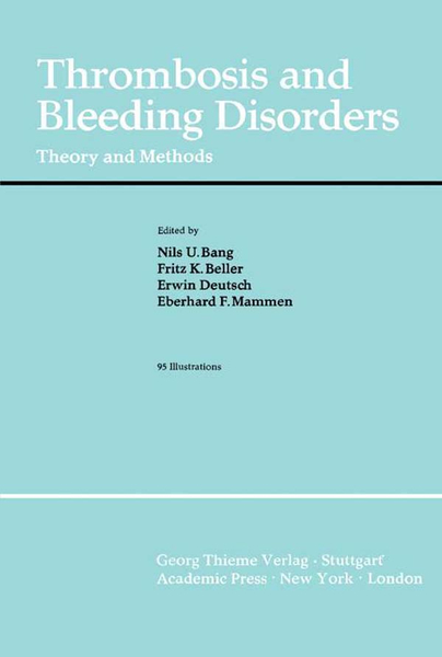 Thrombosis and Bleeding Disorders