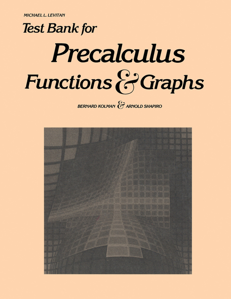 Test Bank for Precalculus