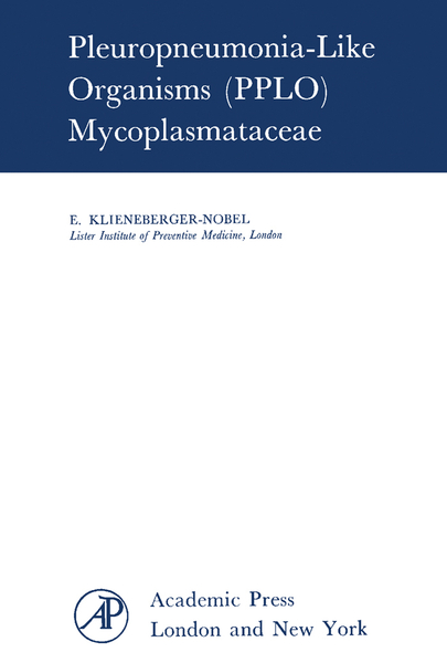 Pleuropneumonia-Like Organisms (PPLO): Mycoplasmataceae