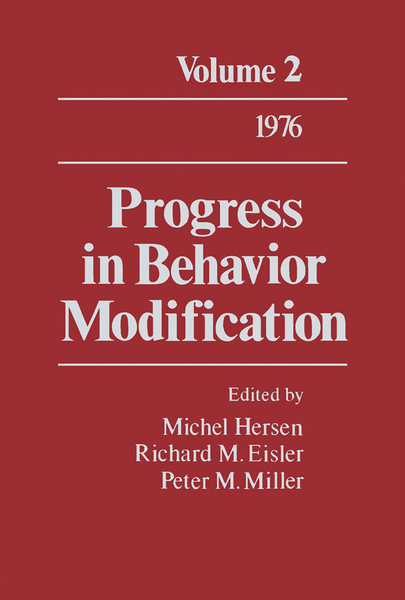 Progress in Behavior Modification