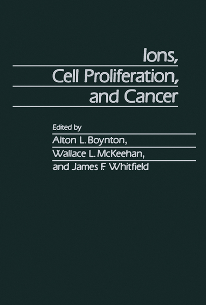 Ions, Cell Proliferation, and Cancer
