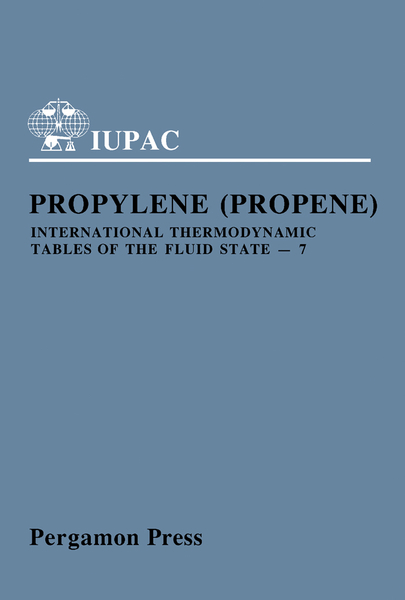 International Thermodynamic Tables of the Fluid State