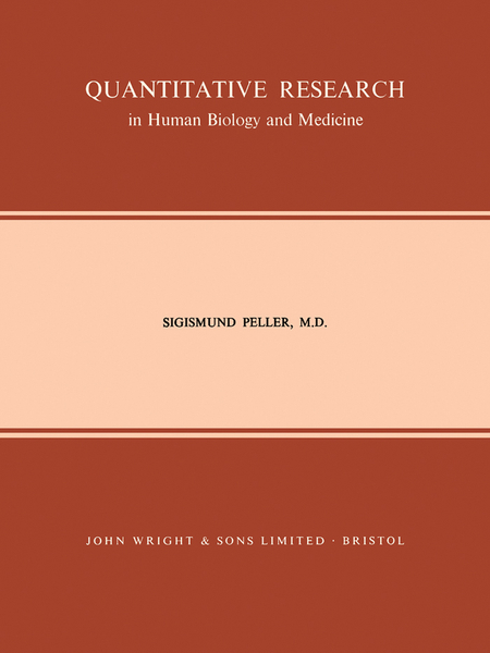 Quantitative Research in Human Biology and Medicine