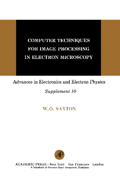 Computer Techniques for Image Processing in Electron Microscopy