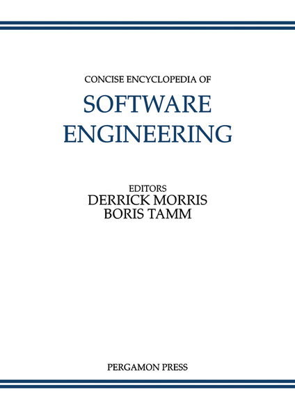 Concise Encyclopedia of Software Engineering