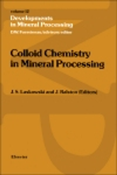 Colloid Chemistry in Mineral Processing