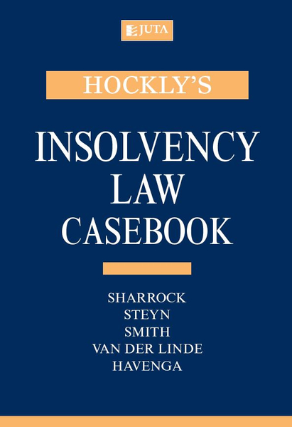 Hockly's Insolvency Law Casebook