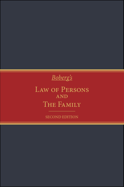 Boberg's Law of Persons and the Family