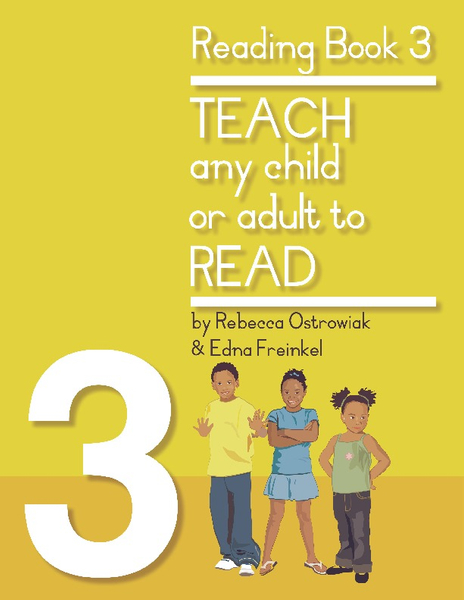 TEACH any child or adult to READ: Reading Book 3