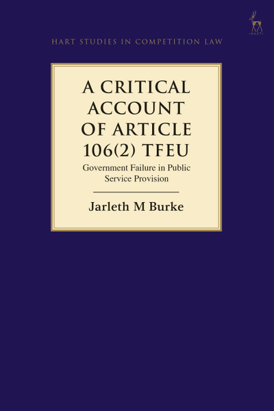 A Critical Account of Article 106(2) TFEU