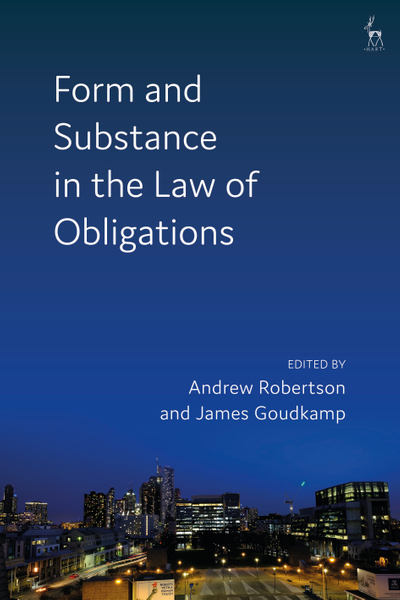 Form and Substance in the Law of Obligations