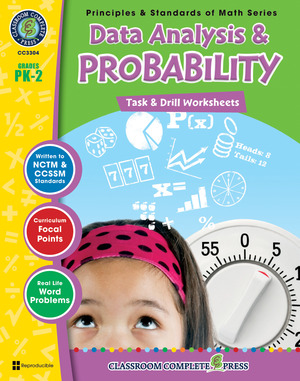 Data Analysis & Probability - Task & Drill Sheets Gr. PK-2