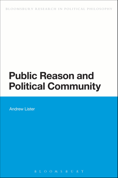 Public Reason and Political Community