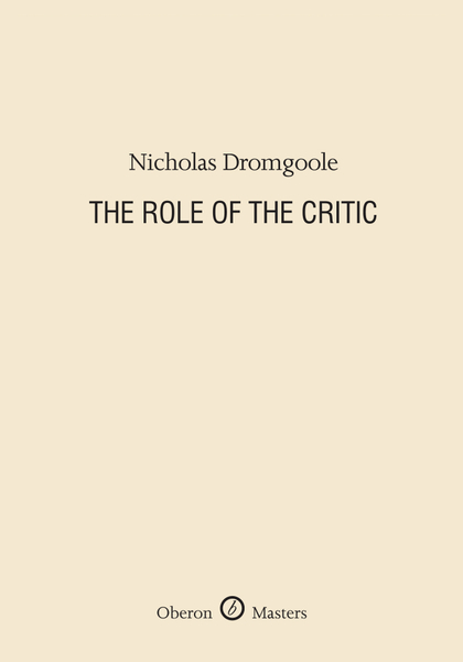 The Role of the Critic