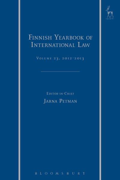 Finnish Yearbook of International Law, Volume 23, 2012-2013