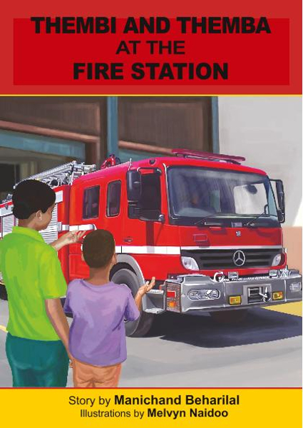 Thembi and Themba at the Fire Station