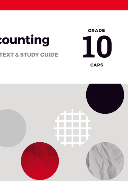 The Answer Series Grade 10 ACCOUNTING 3in1 CAPS Study Guide
