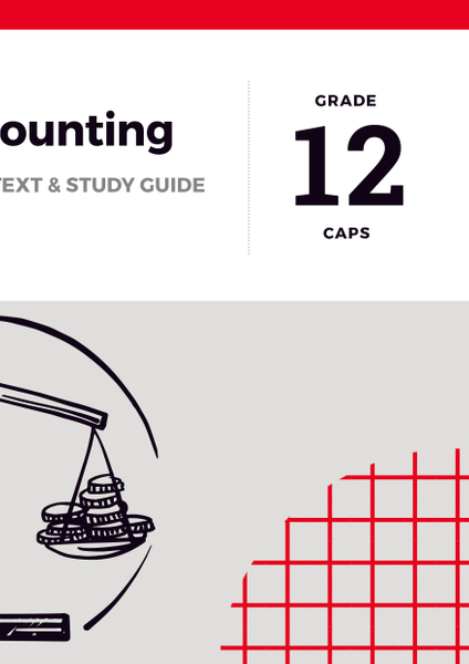 The Answer Series Grade 12 ACCOUNTING 3in1 CAPS Study Guide
