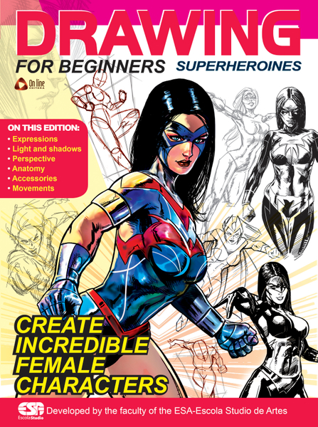 DRAWING FOR BEGINNERS (SUPERHEROINES)