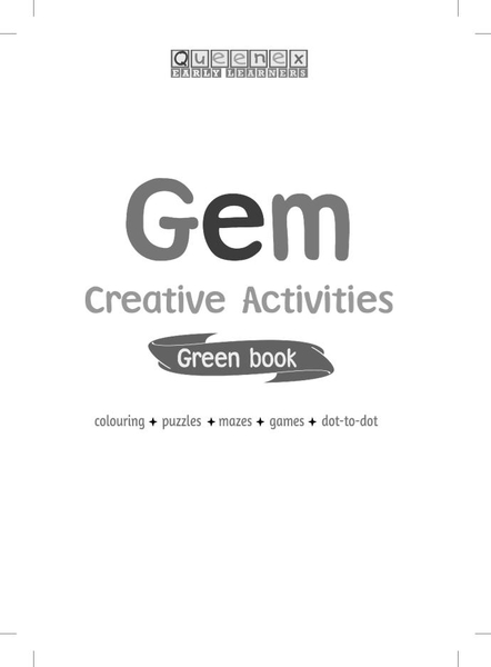 Gem Creative Activities - Green Book