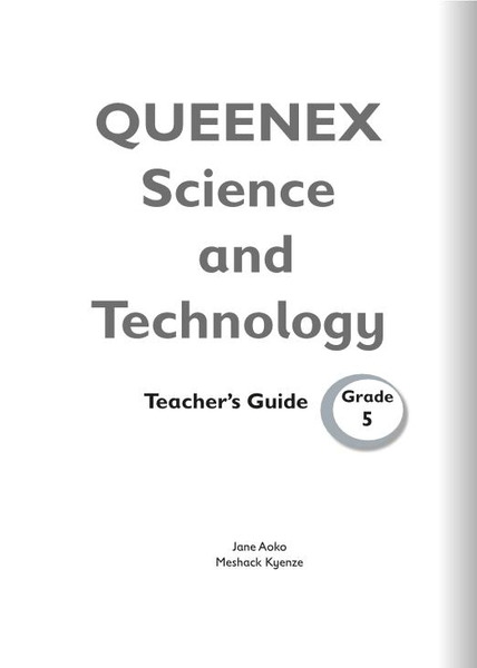 Queenex Science & Technology Teacher�s Guide Grade 5