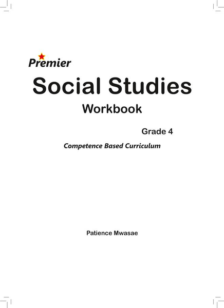 Premier Social Studies Workbook Grade 4