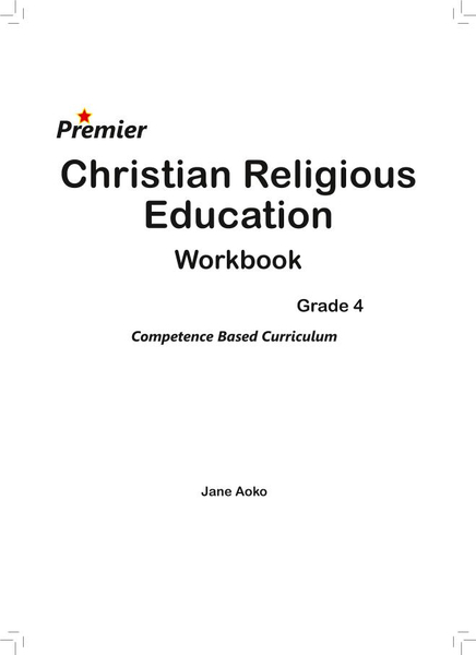 Premier C.R.E Workbook Grade 4