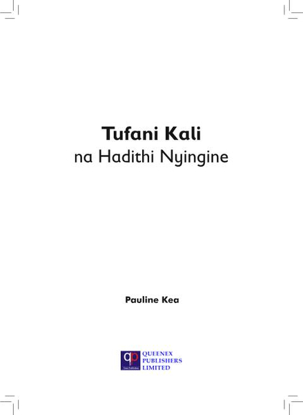 Tufani kali na Hadithi Nyinine