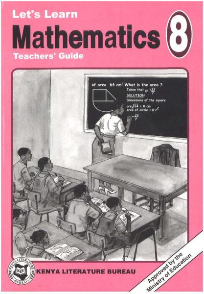 MATHS 8 Teachers Guide