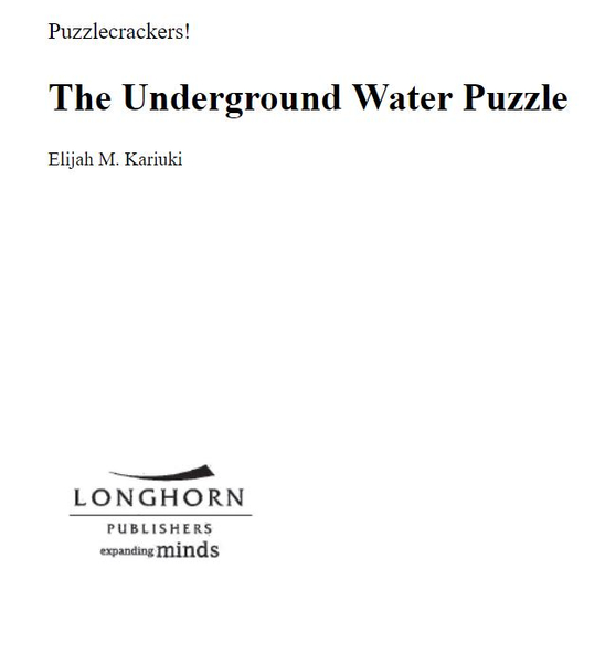 The Underground Puzzle